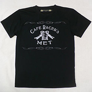 【Cafe Racer's MET】《Fast Dry》T-SHIRTS (Front Print)